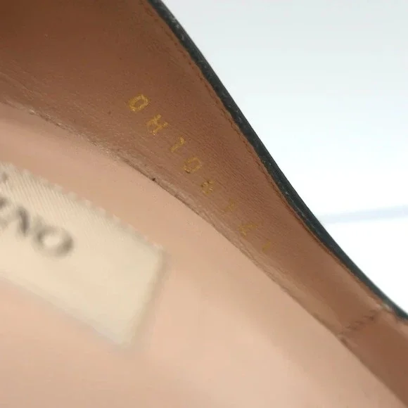 Valentino Tango Ankle Strap Pumps Black Leather Size 41 - Picture 9 of 12